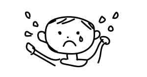 泣く赤ちゃんのイラスト